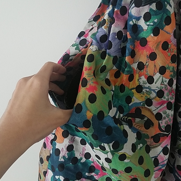 Anthropologie strapless printed dress - Picture 3 of 6